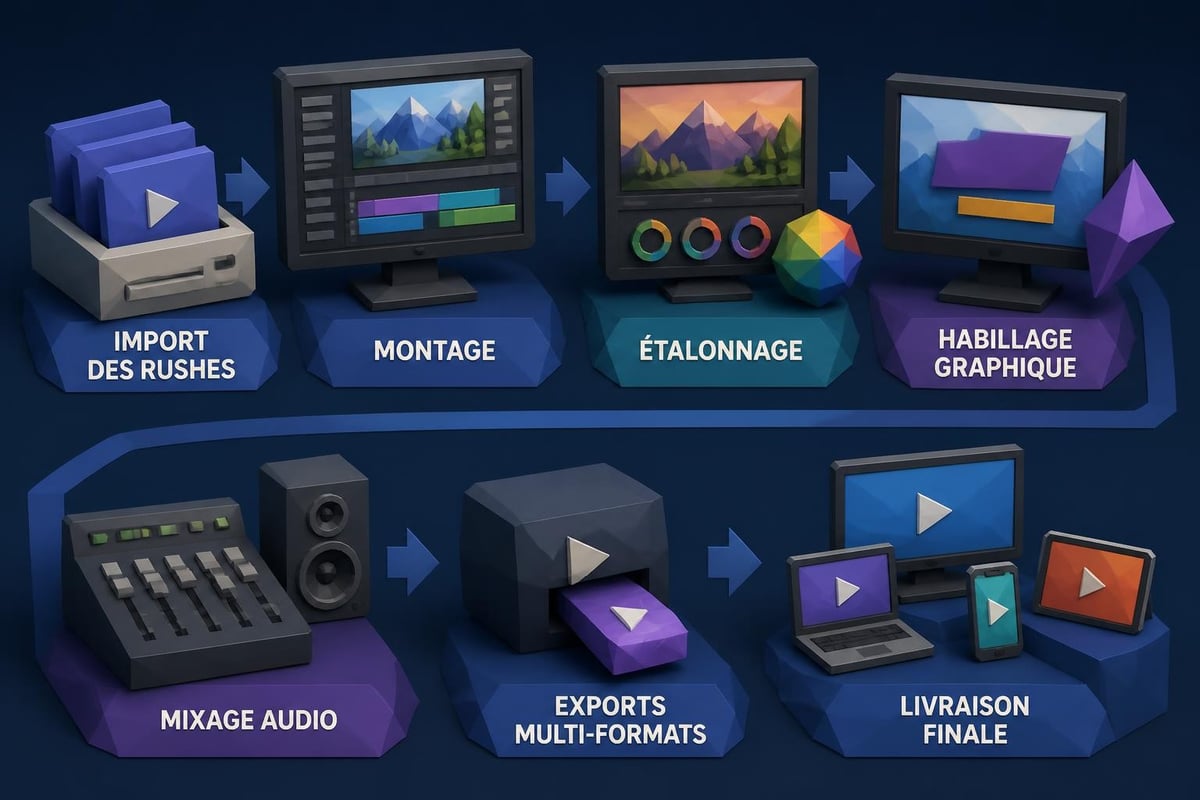 Workflow post-production audiovisuelle