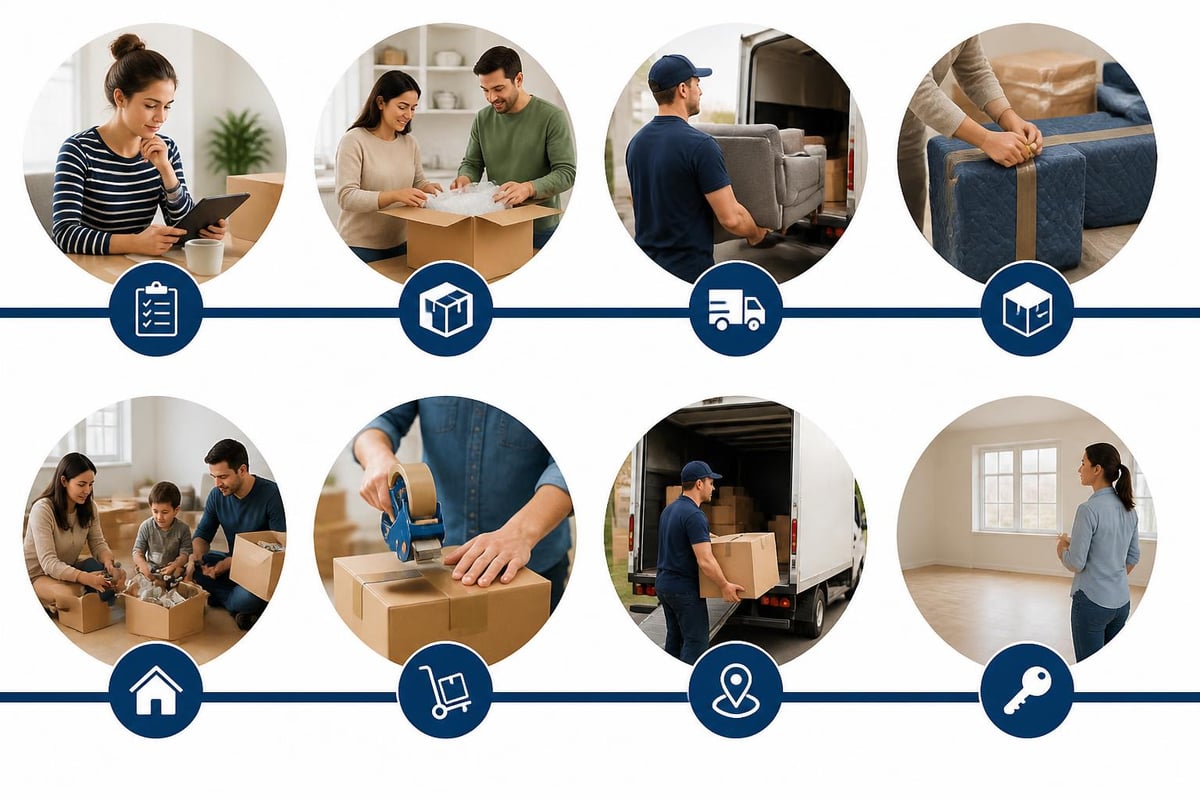 Moving preparation timeline