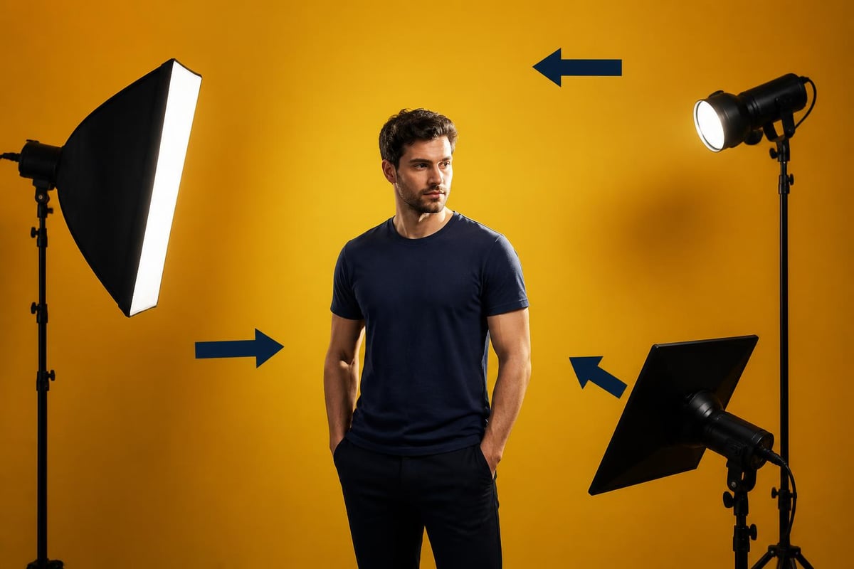 Lighting setup configurations