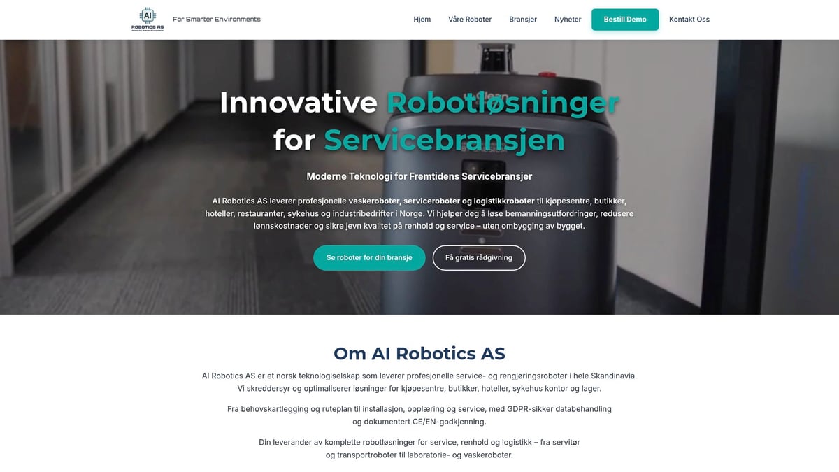 Guide Til Servitørrobot: Fremtidens Løsning For Servering 2026 - AI Robotics AS: Skreddersydde Servitørrobot-løsninger for Norske Virksomheter