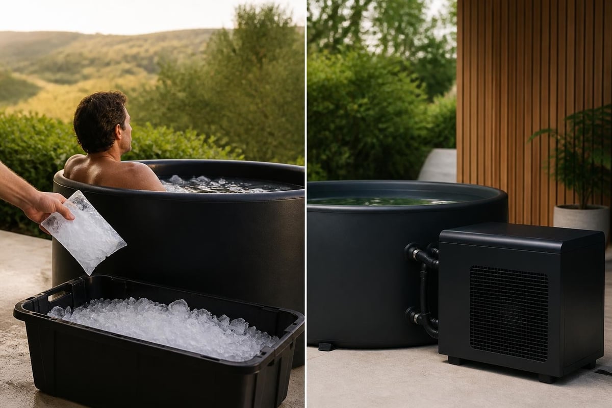 Plunge tub temperature control comparison