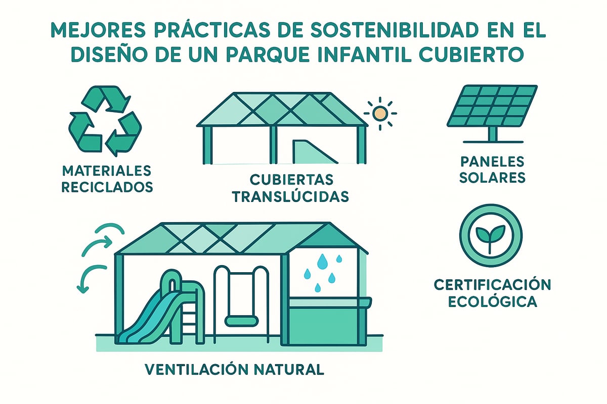 Diseño Sostenible y Eficiencia Energética en Parques Infantiles Cubiertos