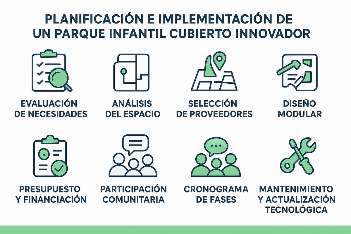Cómo Planificar e Implementar un Parque Infantil Cubierto Innovador