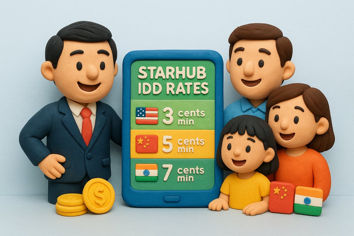 StarHub IDD Rates and Charges in 2025