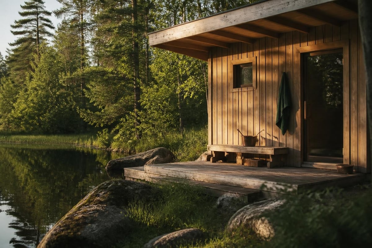 Traditional sauna heat cycle