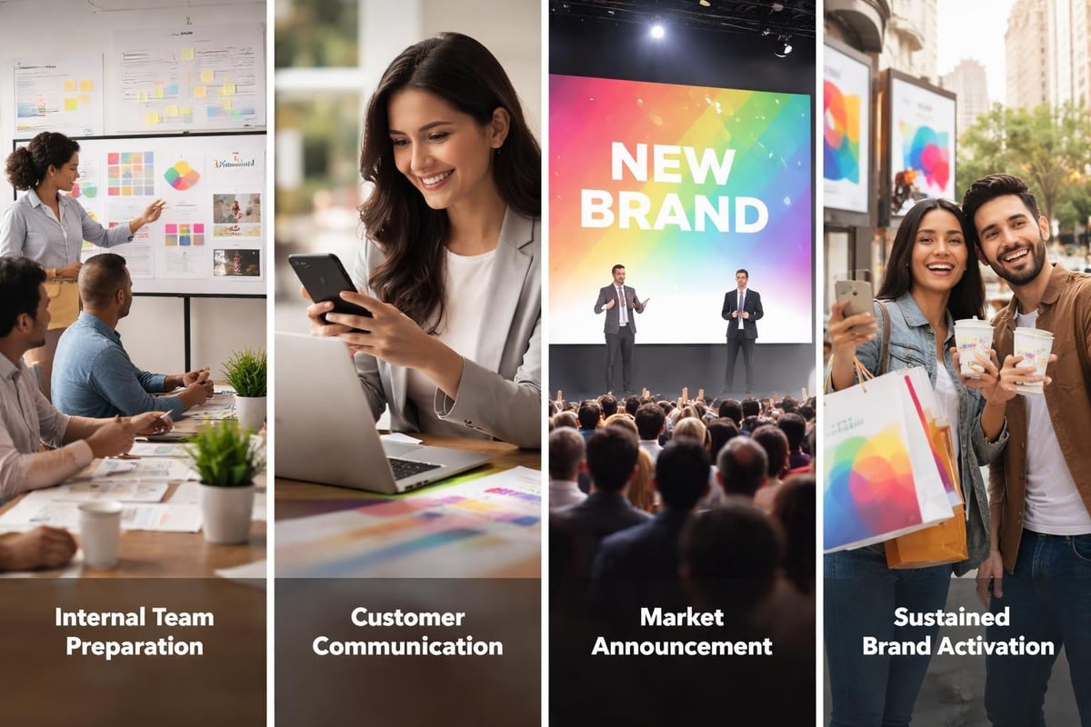 Rebrand rollout timeline