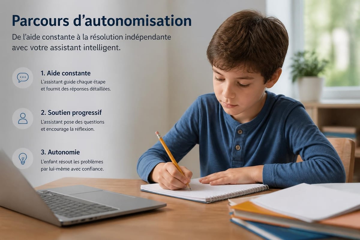 Développement de l'autonomie scolaire