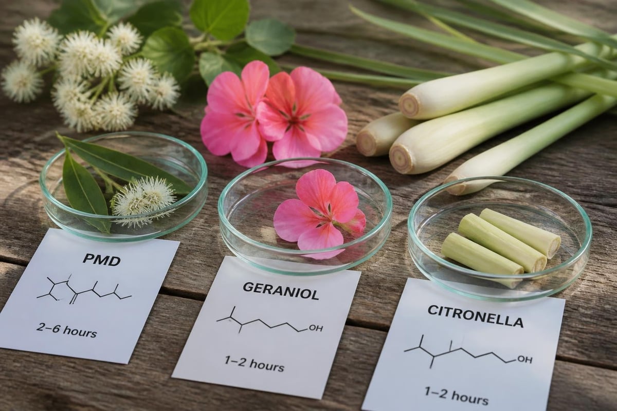 Plant-derived repellent comparison