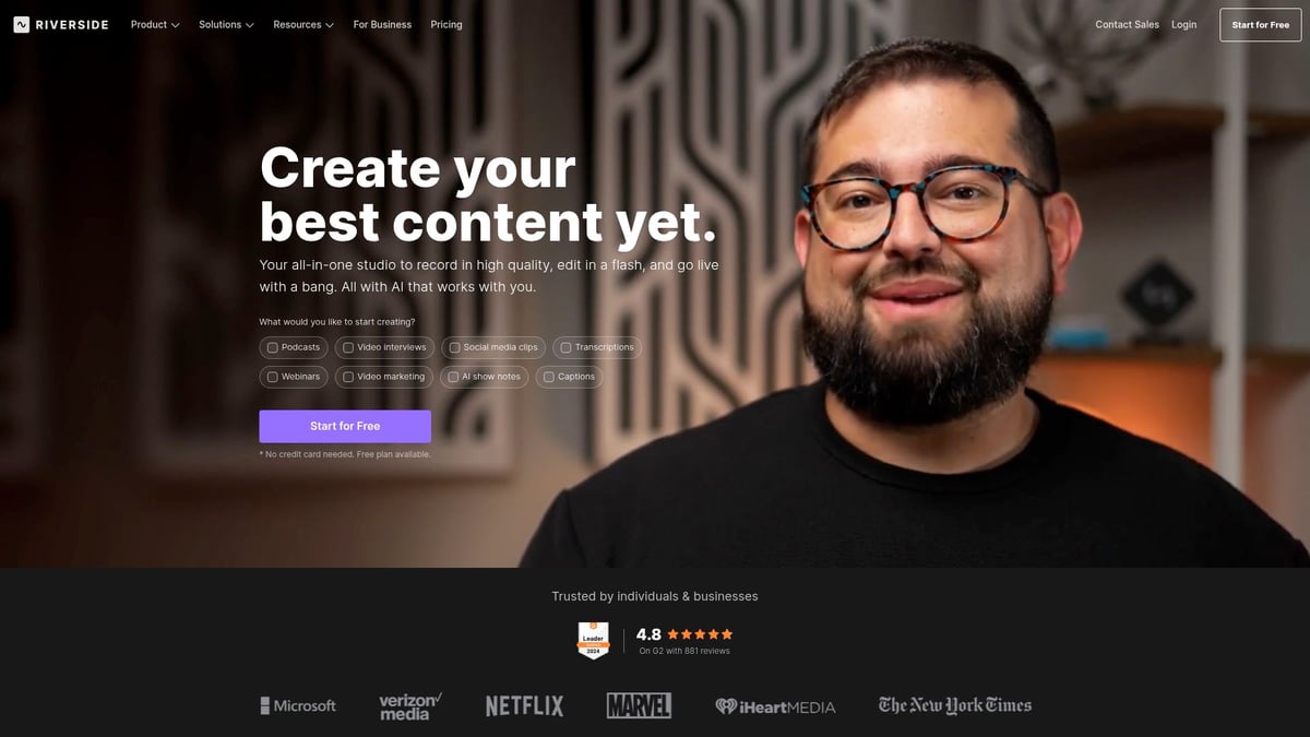 12 Best Content Creation Companies to Watch in 2025 - Riverside
