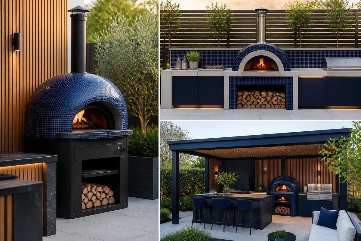 Pizza oven installation examples