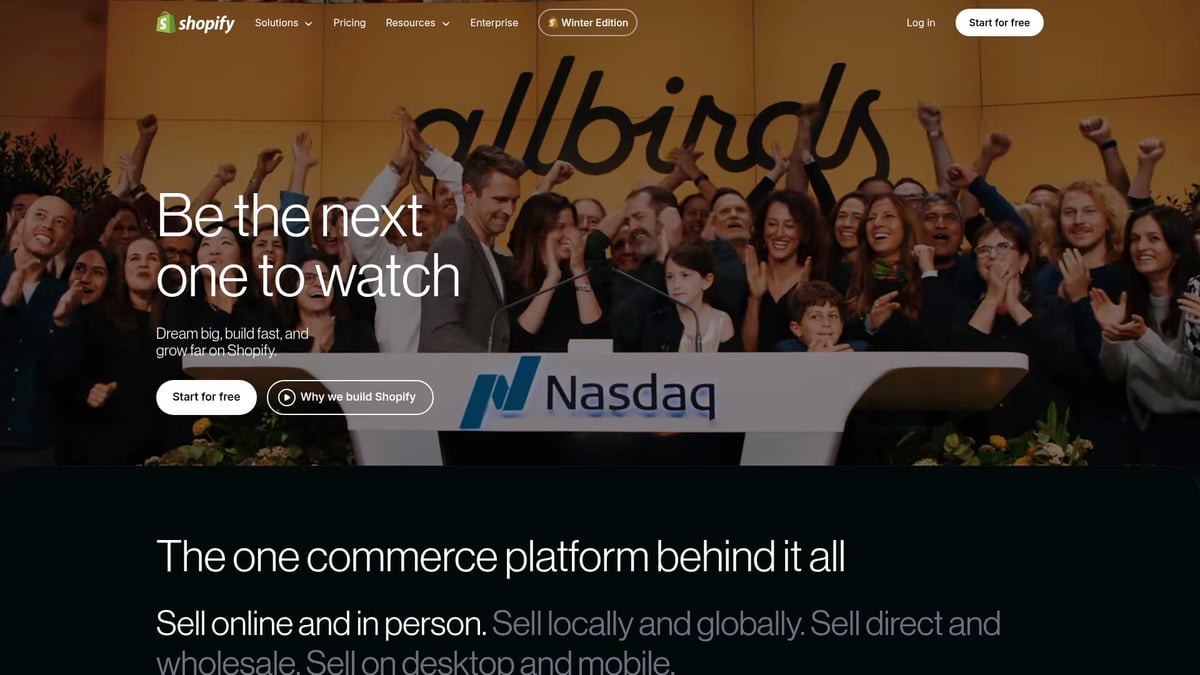 9 Essential Best Tools for Online Business in 2026 - Shopify: E-Commerce Platform