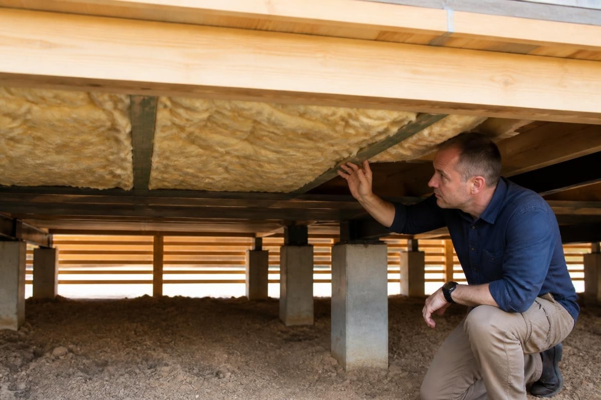 Building code compliance underfloor