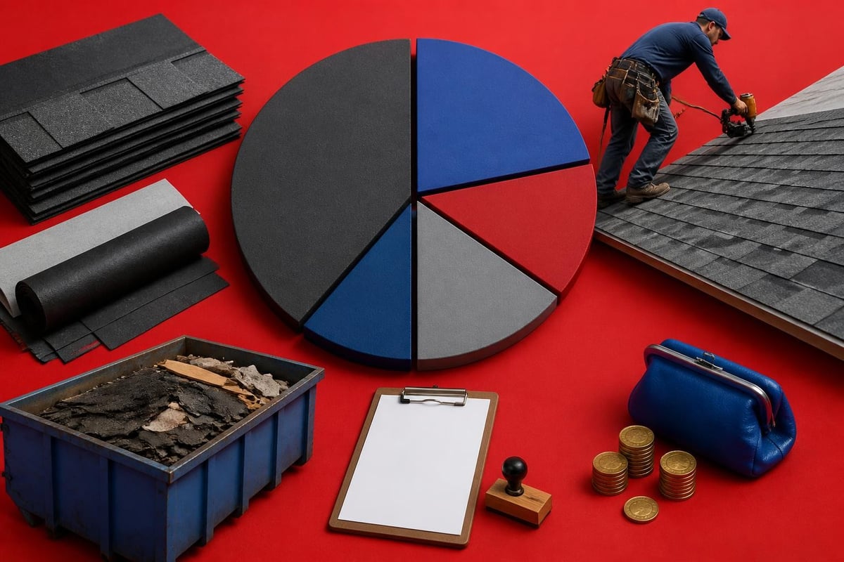 Roofing project cost breakdown