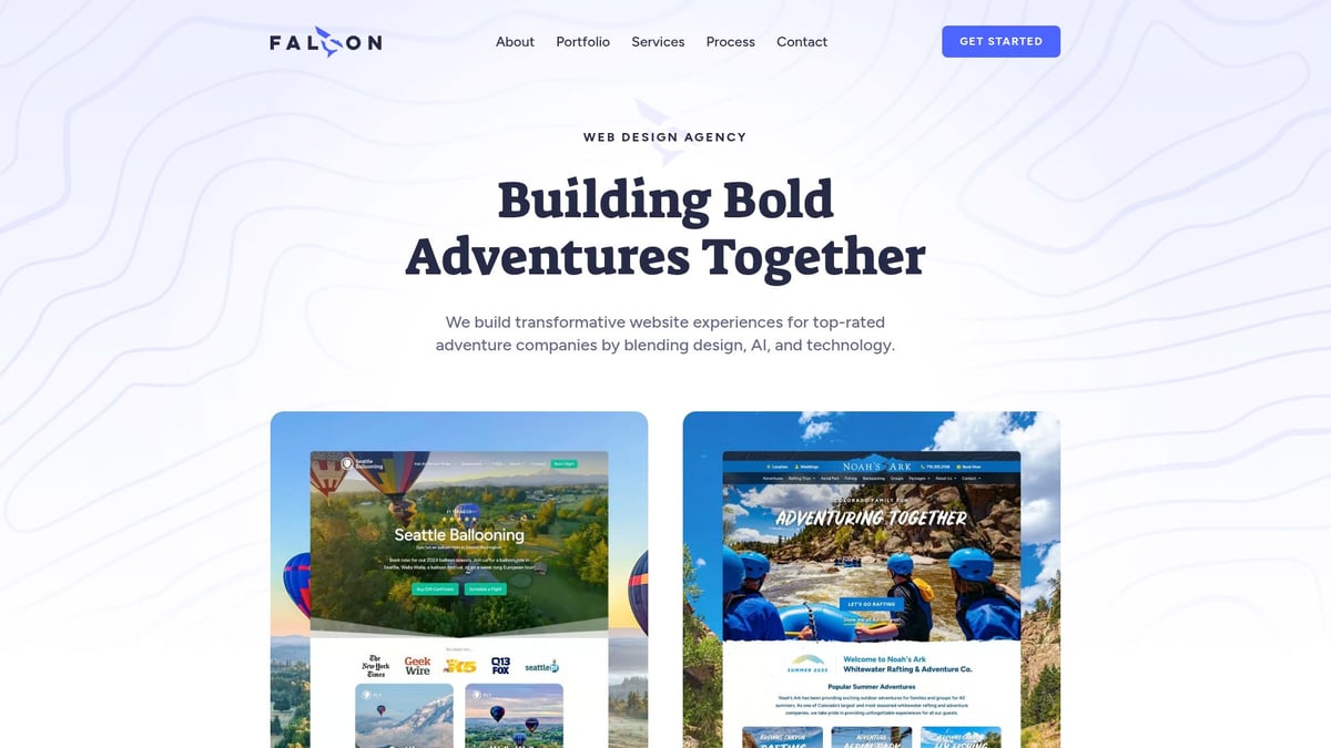 7 Inspiring Companies Design Trends to Watch in 2025 - Falcon Design: Adventure Industry Web Design Specialists