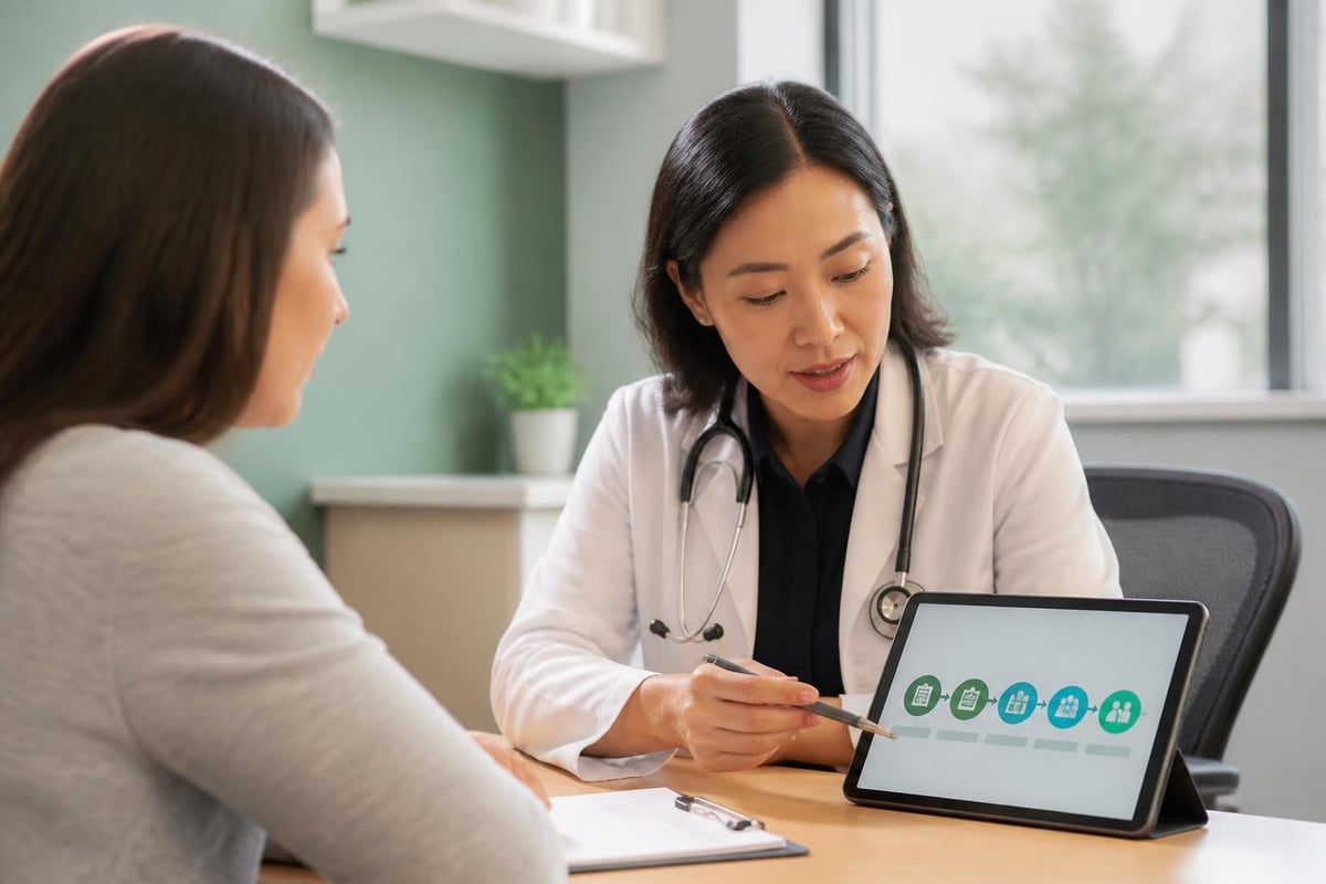 Health counseling assessment process