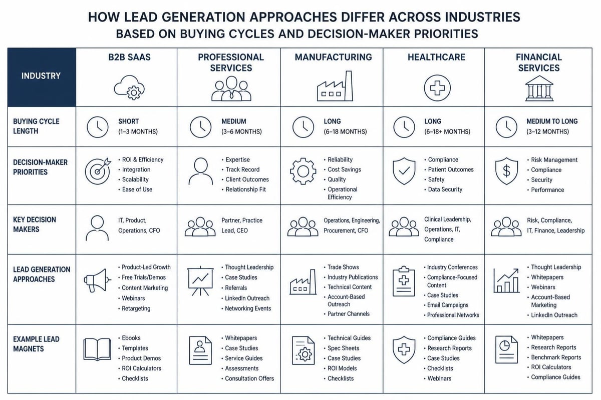 Industry-specific lead generation strategies