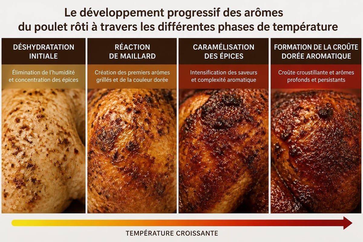 Processus chimique de cuisson