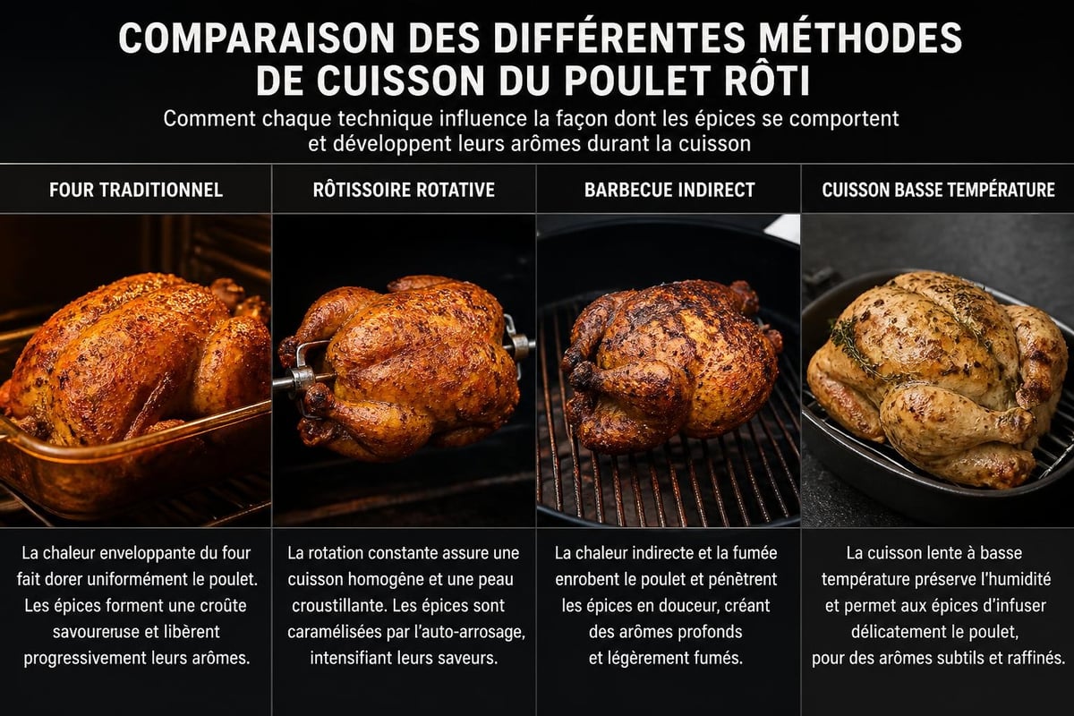 Techniques de cuisson variées