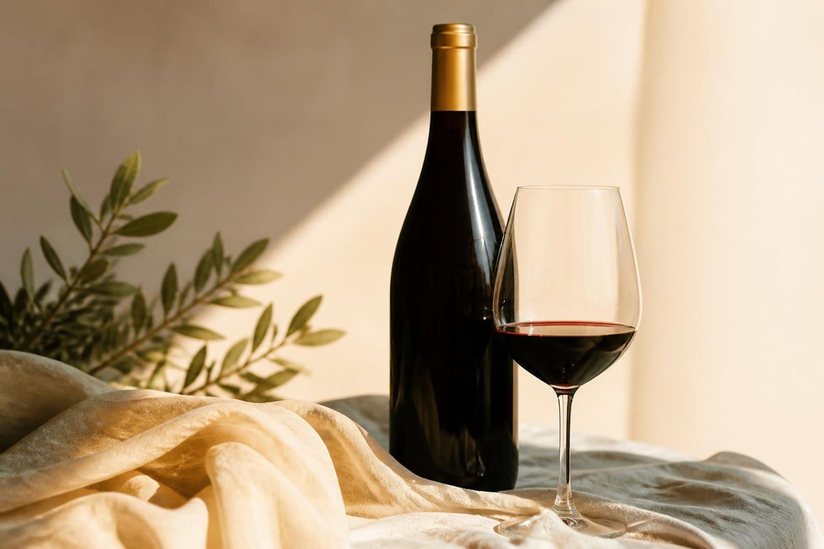 Wine ageing process for organic Pinot Noir