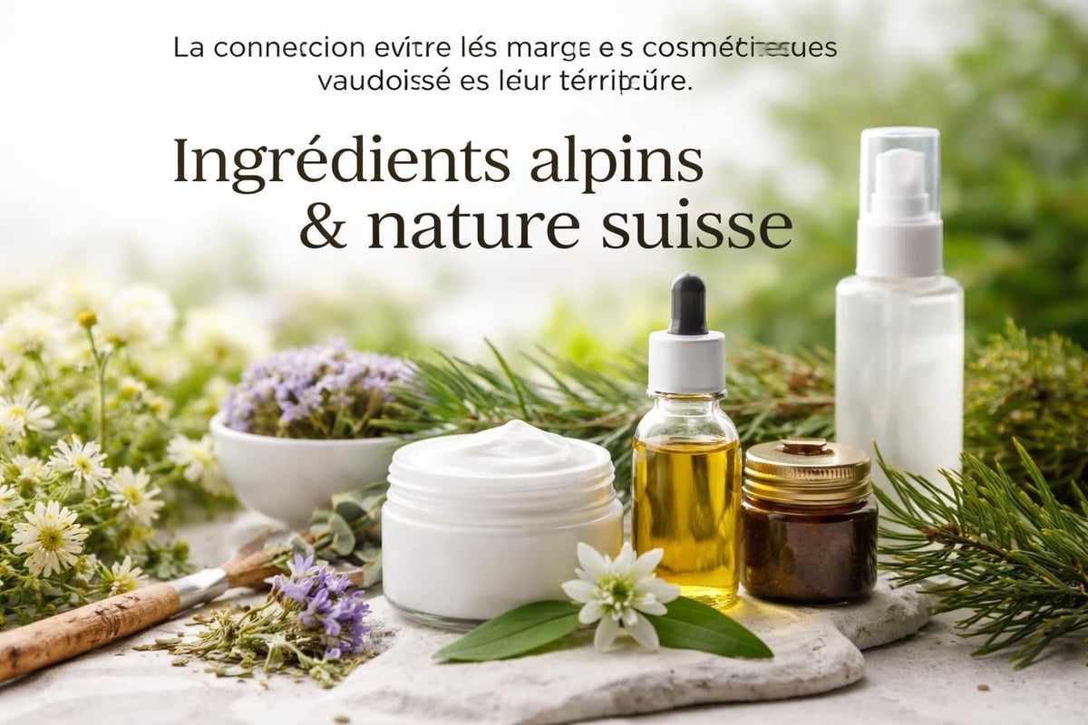 Ingrédients alpins cosmétiques