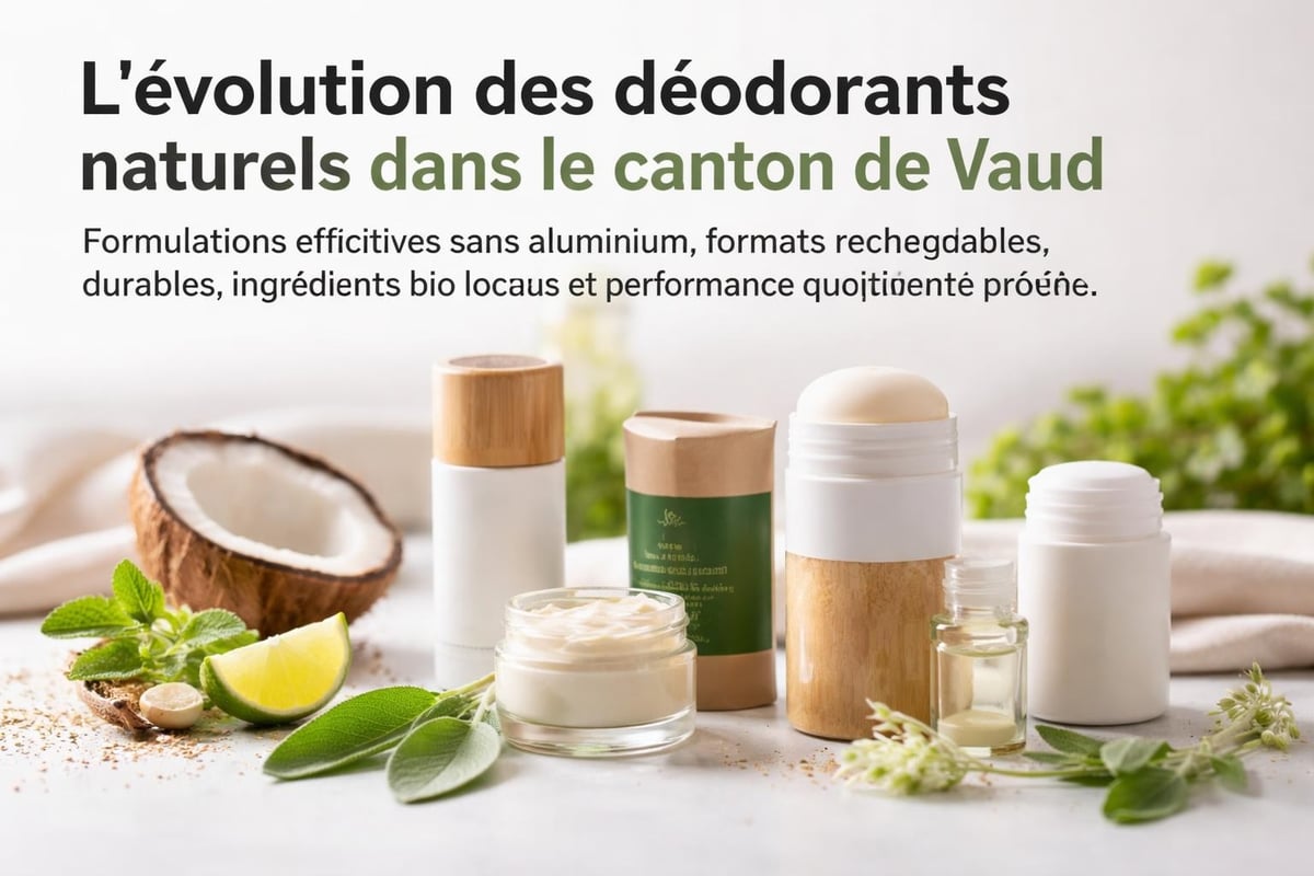 Innovation déodorant naturel vaudois