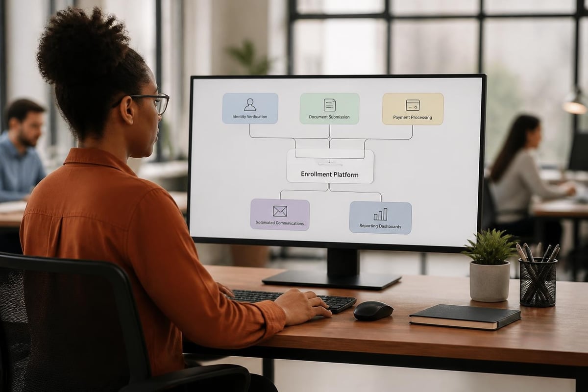 Student registration workflow components