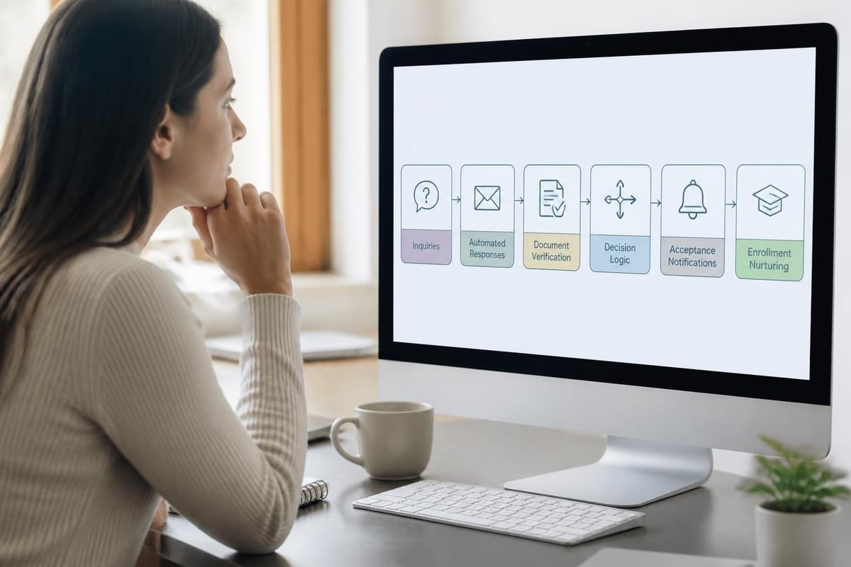 Registration automation workflow