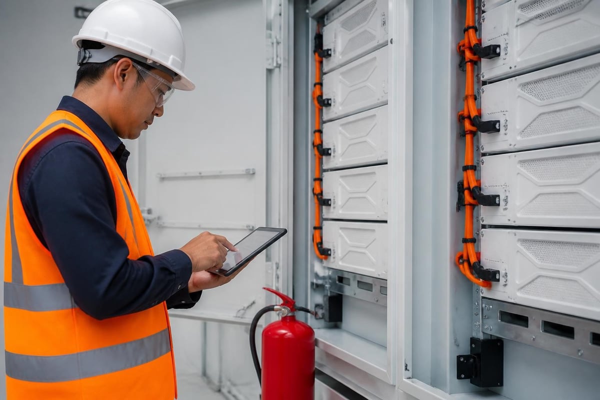 Battery storage safety protocols