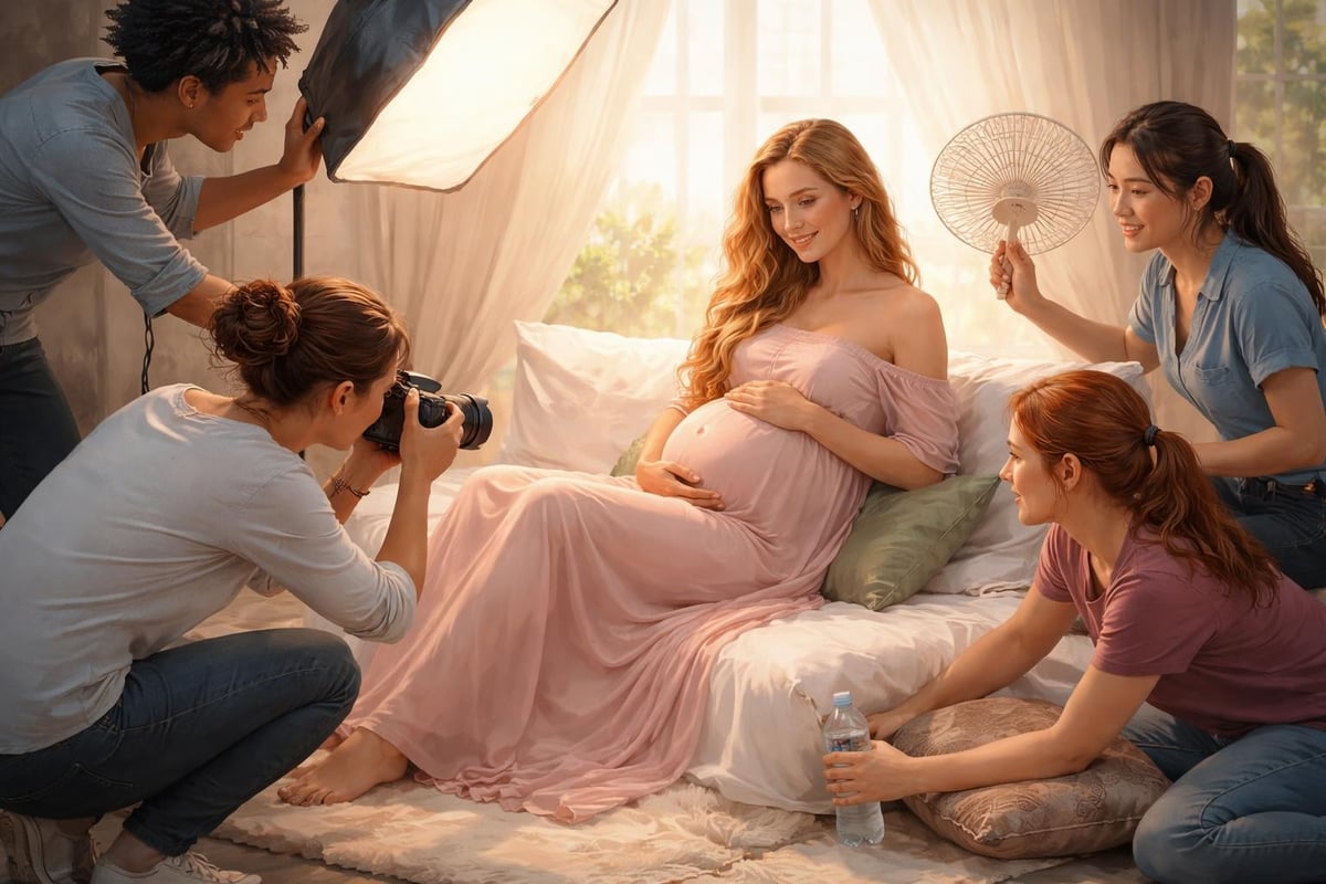 Maternity photography safety practices