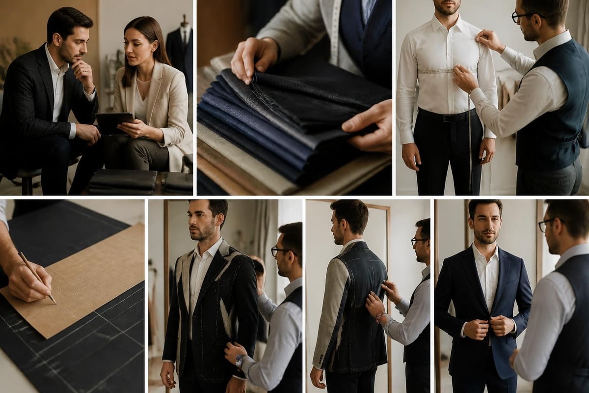 Bespoke tailoring process