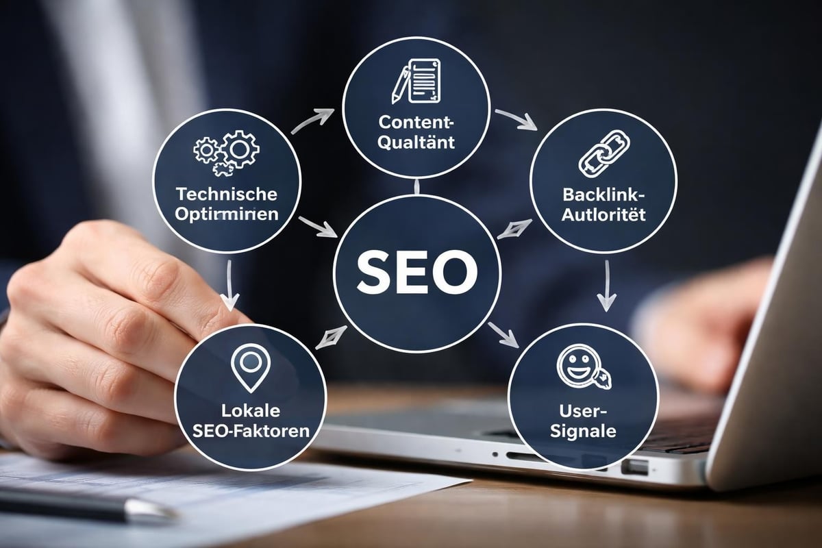 SEO Strategie Komponenten