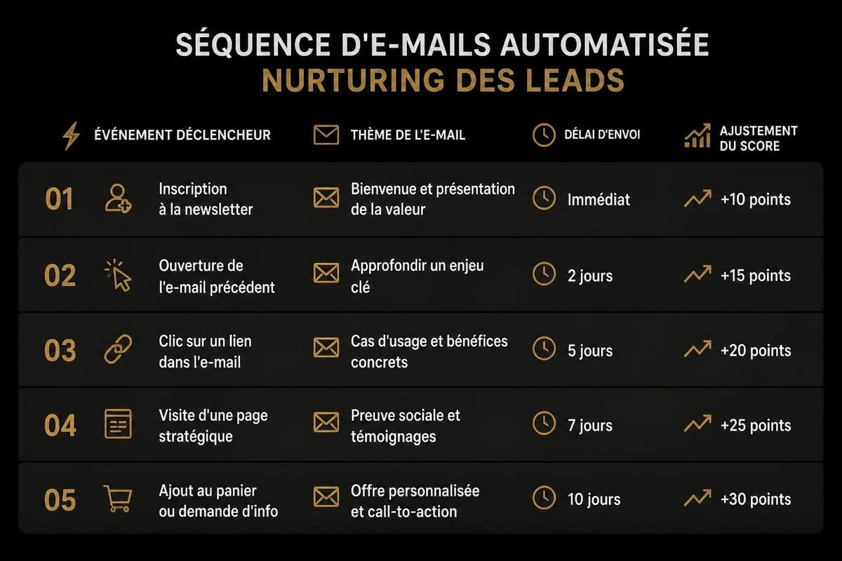 Lead nurturing workflow