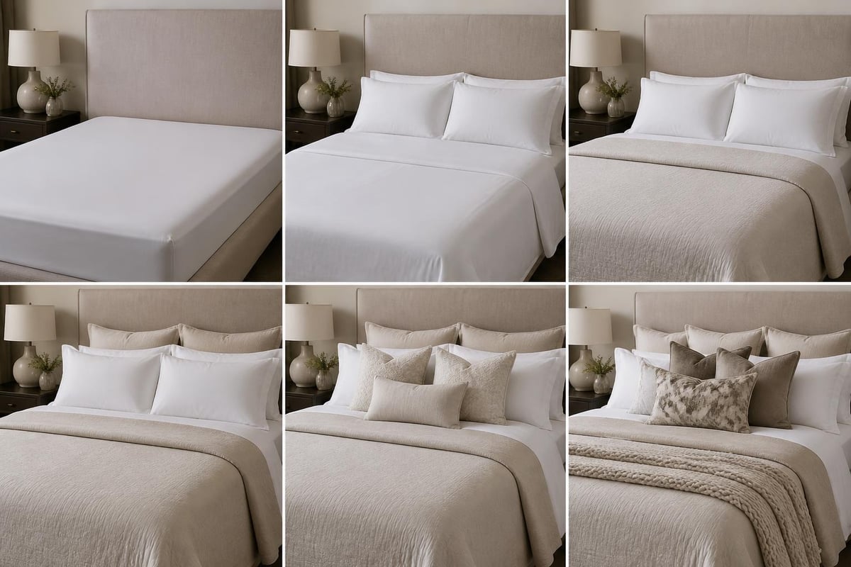 Bedding layering techniques