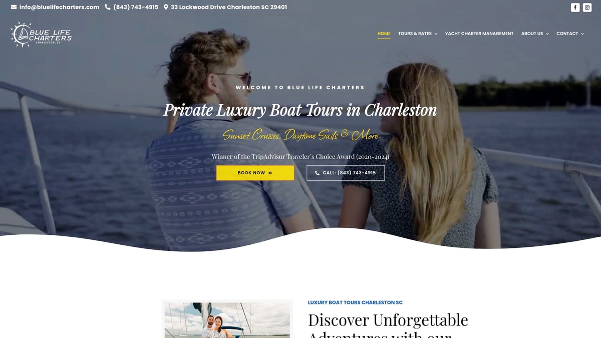 9 Amazing Boat Tours Near Me Now to Try in 2026 - Blue Life Charters – Charleston, SC