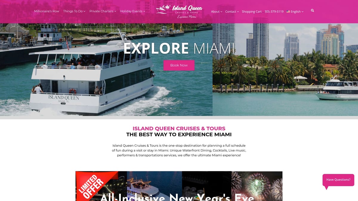9 Amazing Boat Tours Near Me Now to Try in 2026 - Island Queen Cruises – Miami, FL
