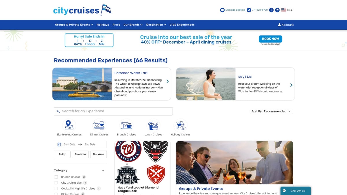 9 Amazing Boat Tours Near Me Now to Try in 2026 - Spirit Cruises – Washington, DC