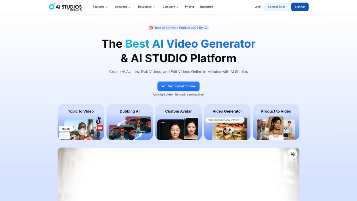 9 Essential Video AI Generation Tools to Try in 2025 - DeepBrain AI