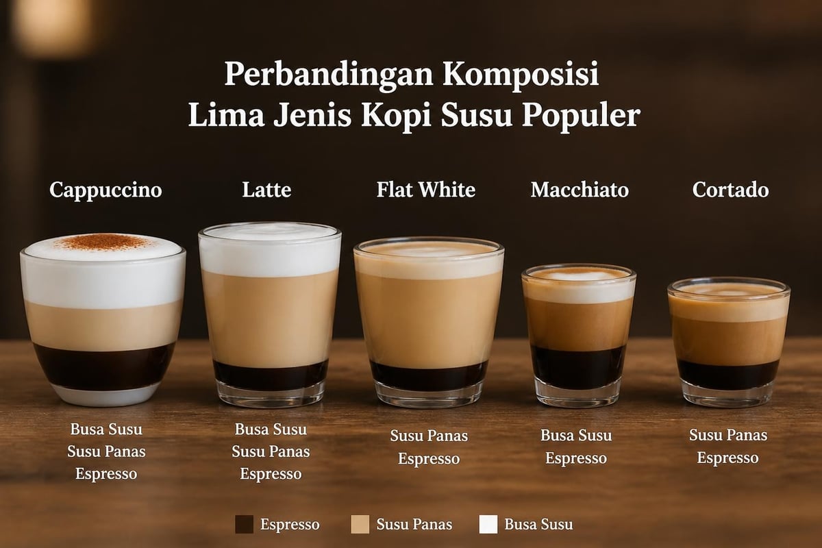 Proporsi kopi susu