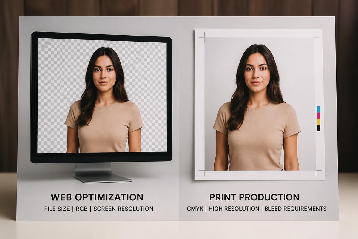 Print vs web optimization