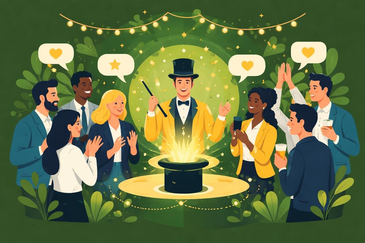 Zauberkunst als Verbindungselement