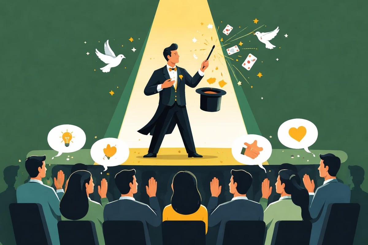 Bühnenzauber bei Firmenevent