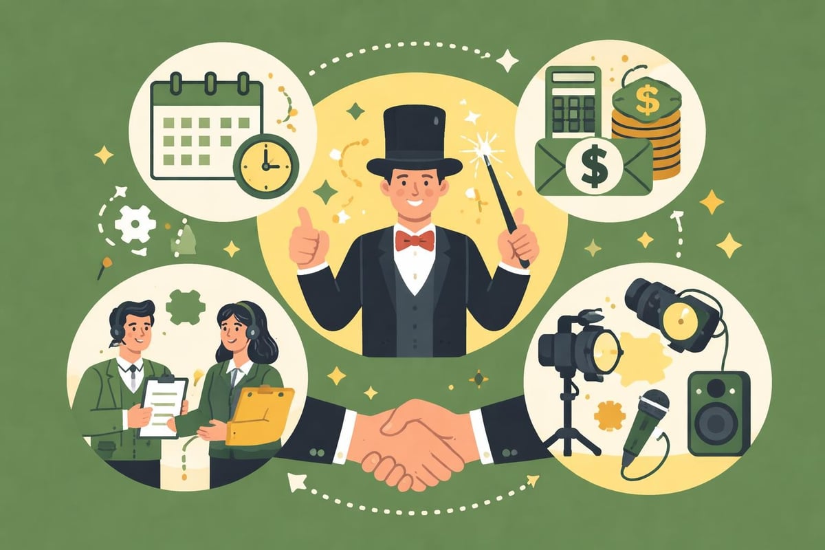 Event-Planung mit Zauberer