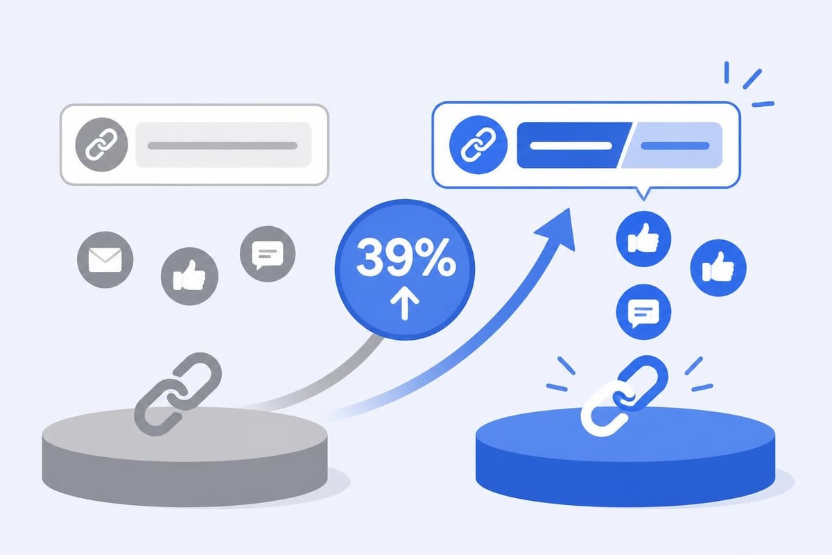 Click-through rate comparison