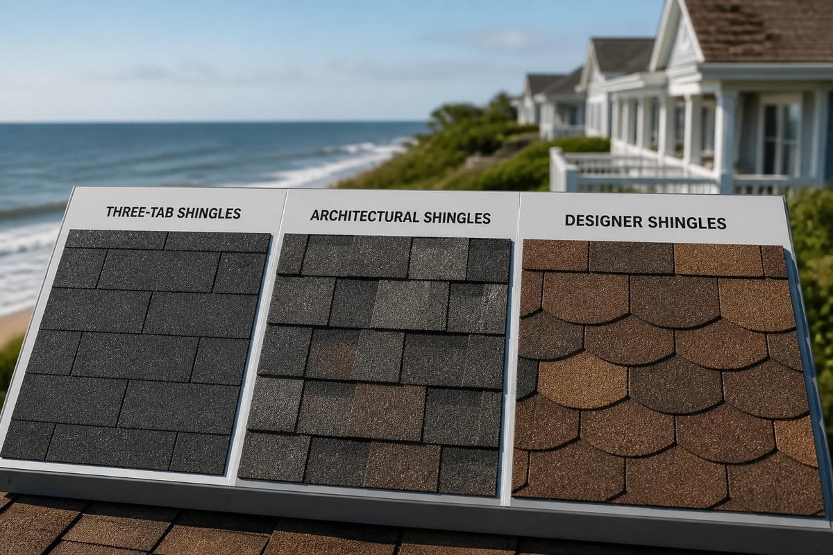 Shingle comparison chart