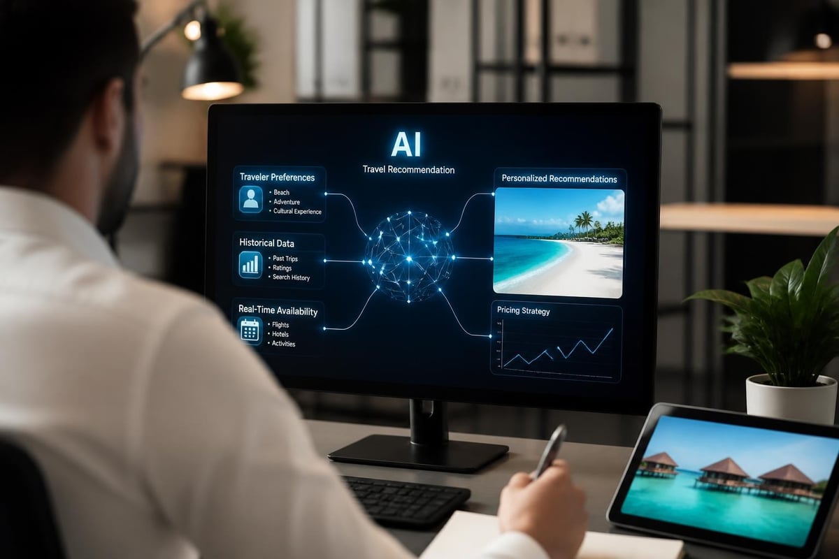 AI travel planning workflow