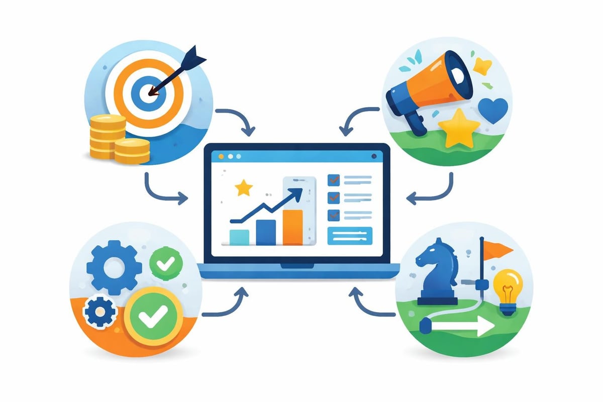 Website conception business goals framework