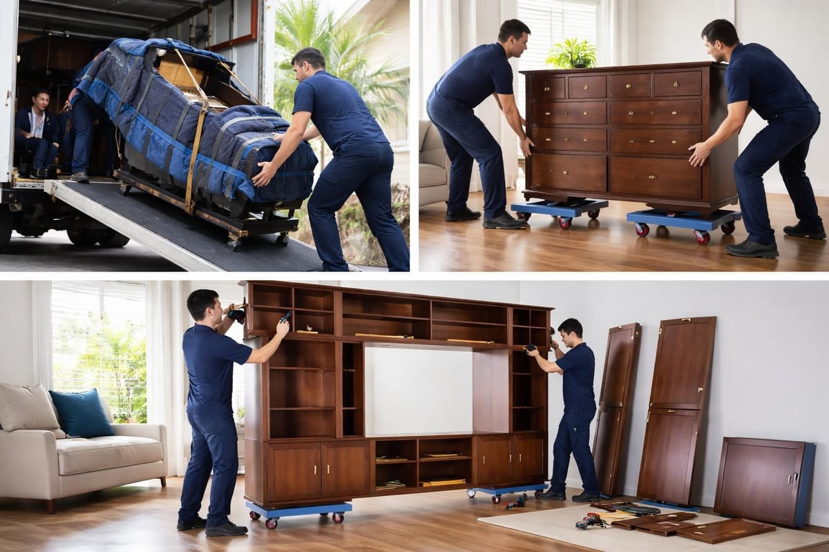 Special furniture handling methods