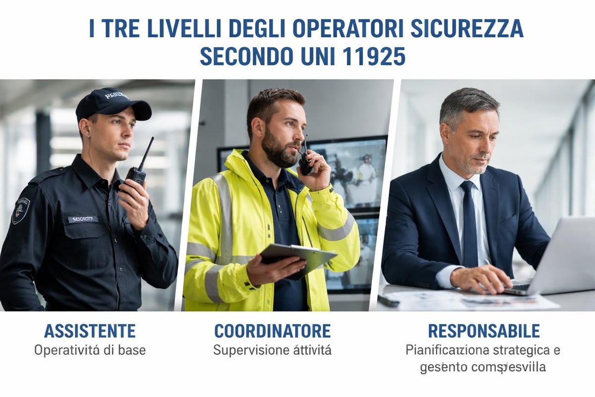 Livelli professionali operatori sicurezza