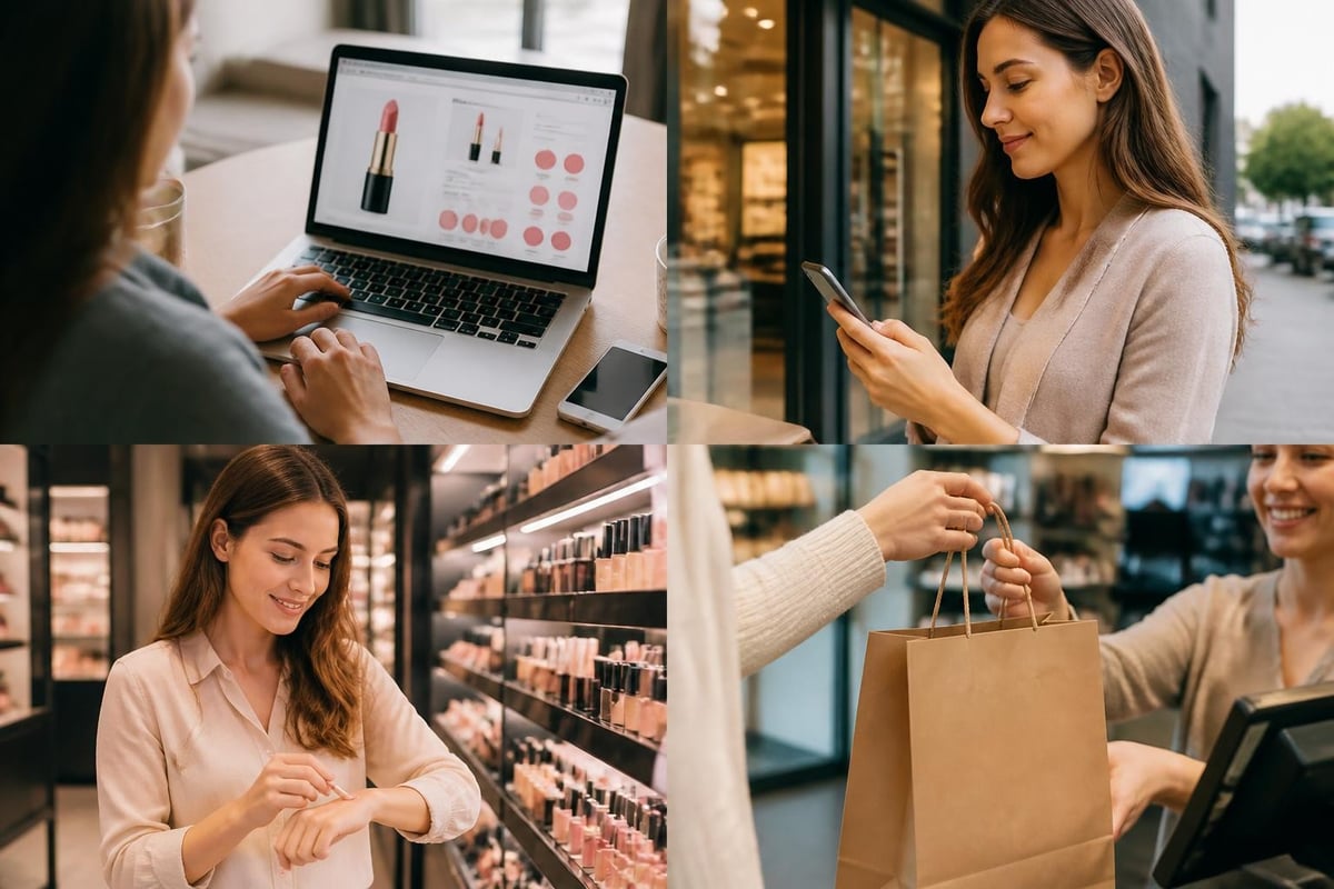 Local cosmetics shopping journey