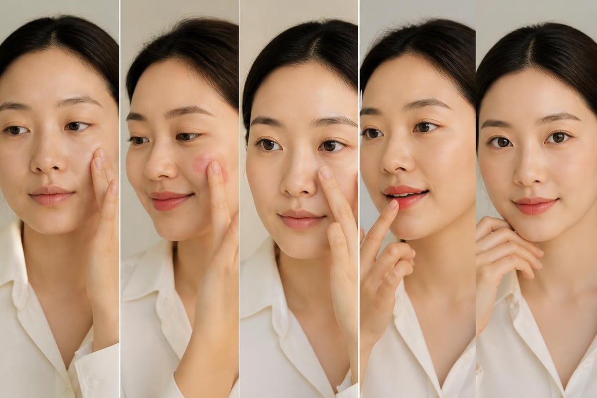 Quick makeup routine steps
